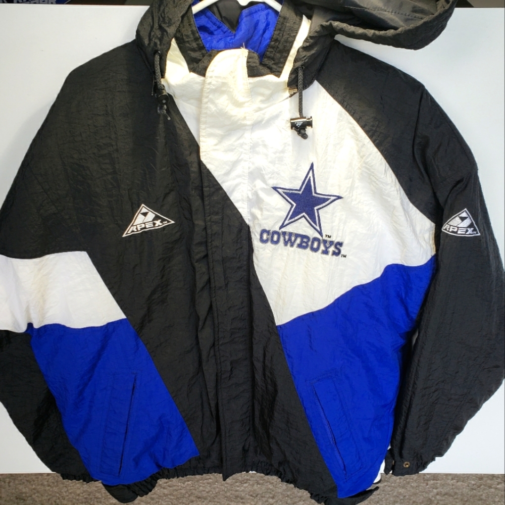 Vintage 90's Dallas Cowboys NFL Apex One Pro Line Jacket